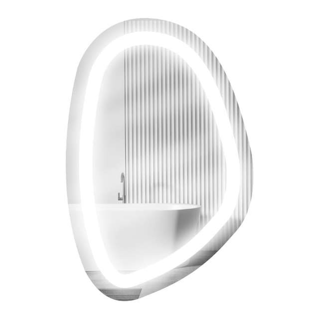 ESPELHO LED JATEADO ORGâNICO 60x80cm