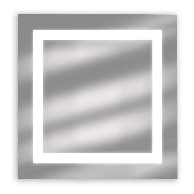 ESPELHO LED JATEADO QUADRADO 50X50cm