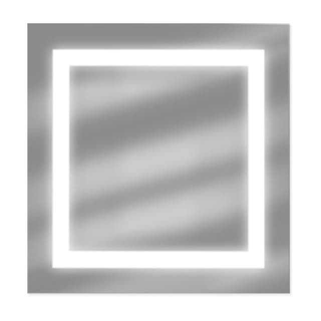 ESPELHO LED JATEADO QUADRADO 70X70cm