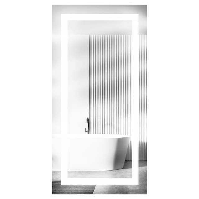 ESPELHO LED JATEADO RETANGULAR 50X80cm